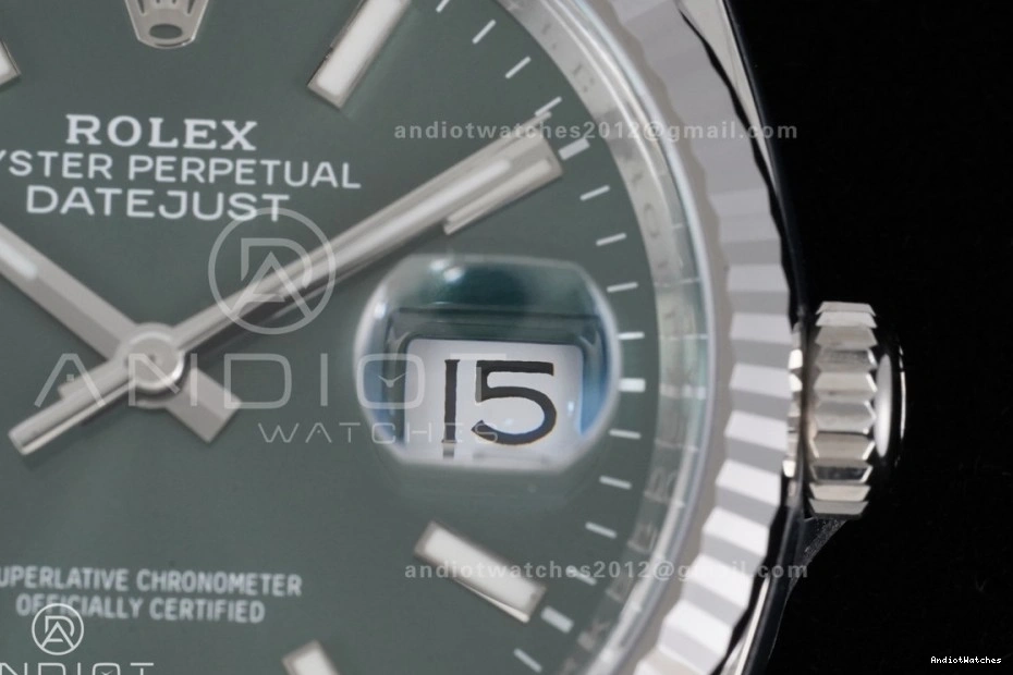 126234 1:1 SH Bracelet Steel 904L Best 564 Green Soft Stick 36 Dial on DateJust Jubilee Edition Clean 1005